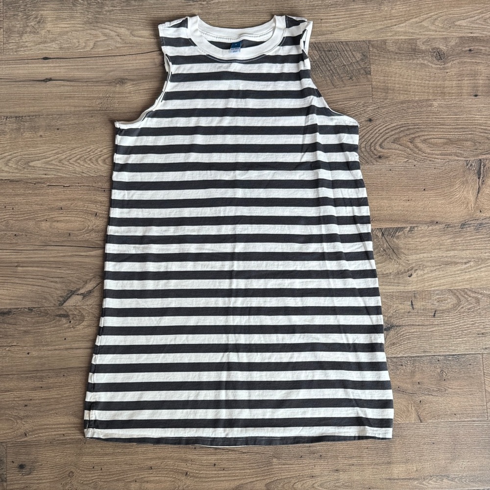 NWOT Striped Sleeveless Dress 100% Cotton